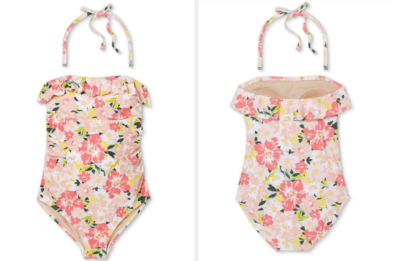 A Gingham Maternity Swimsuit + 16 Other Maternity Swimsuits that are  Adorable (and Affordable)! - The Charming Detroiter