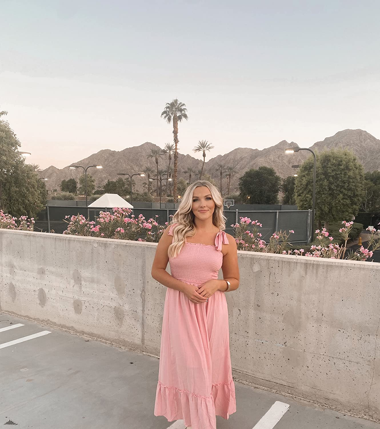 Maxi Dress with Jean Jacket