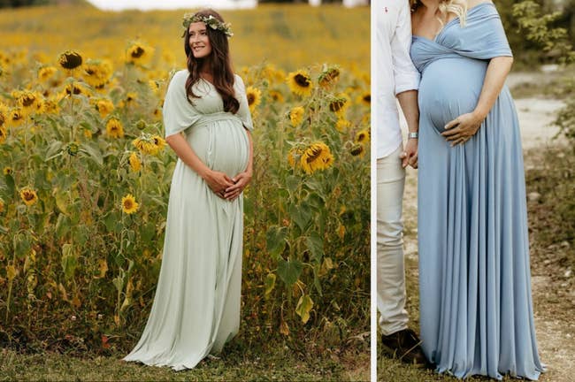 25 Best Maternity Photo Shoot Dresses To Rock A Bump In