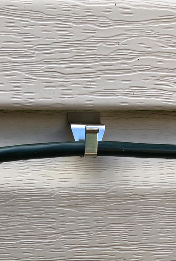 a reviewer photo of the installed hook