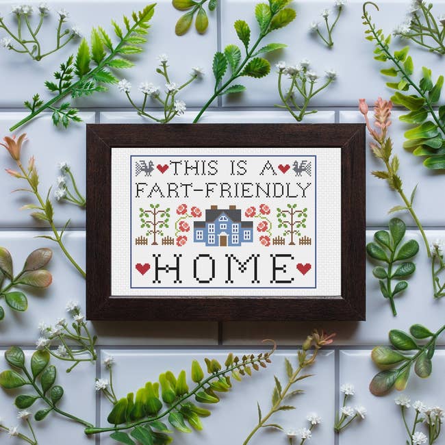cross stitch design that reads