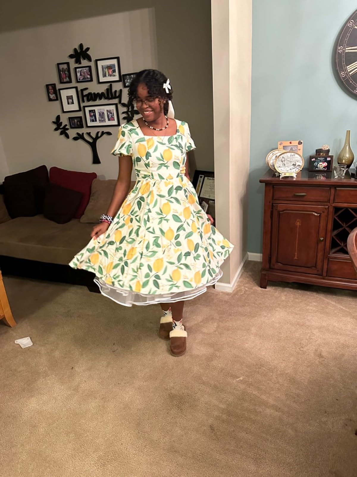 springtime dresses Springtime Long Dress Blue – carol's boutique main image 0
