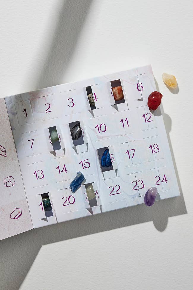 a crystal advent calendar