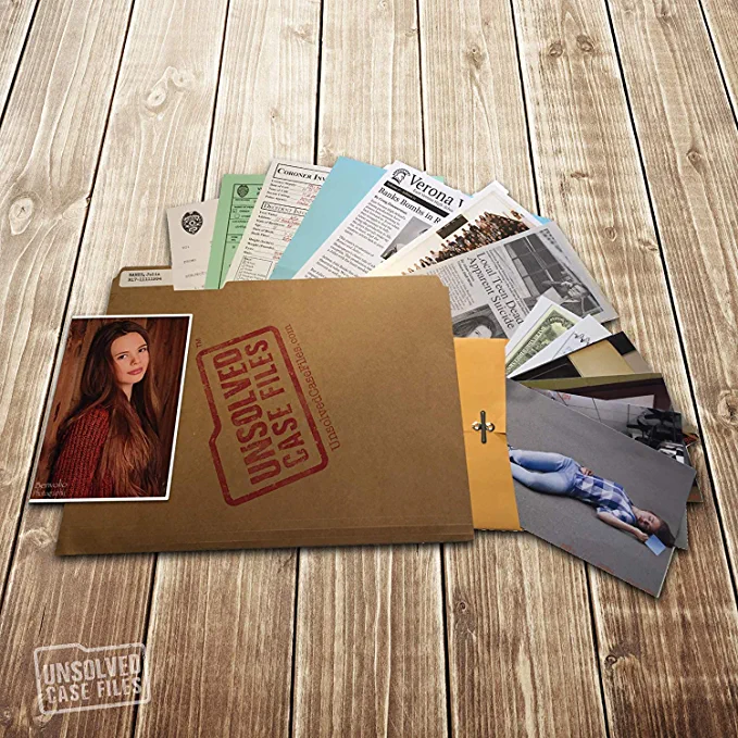 Brown file folder marked