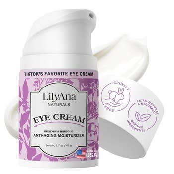 bottle of eye cream
