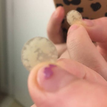 large patch full of gunk