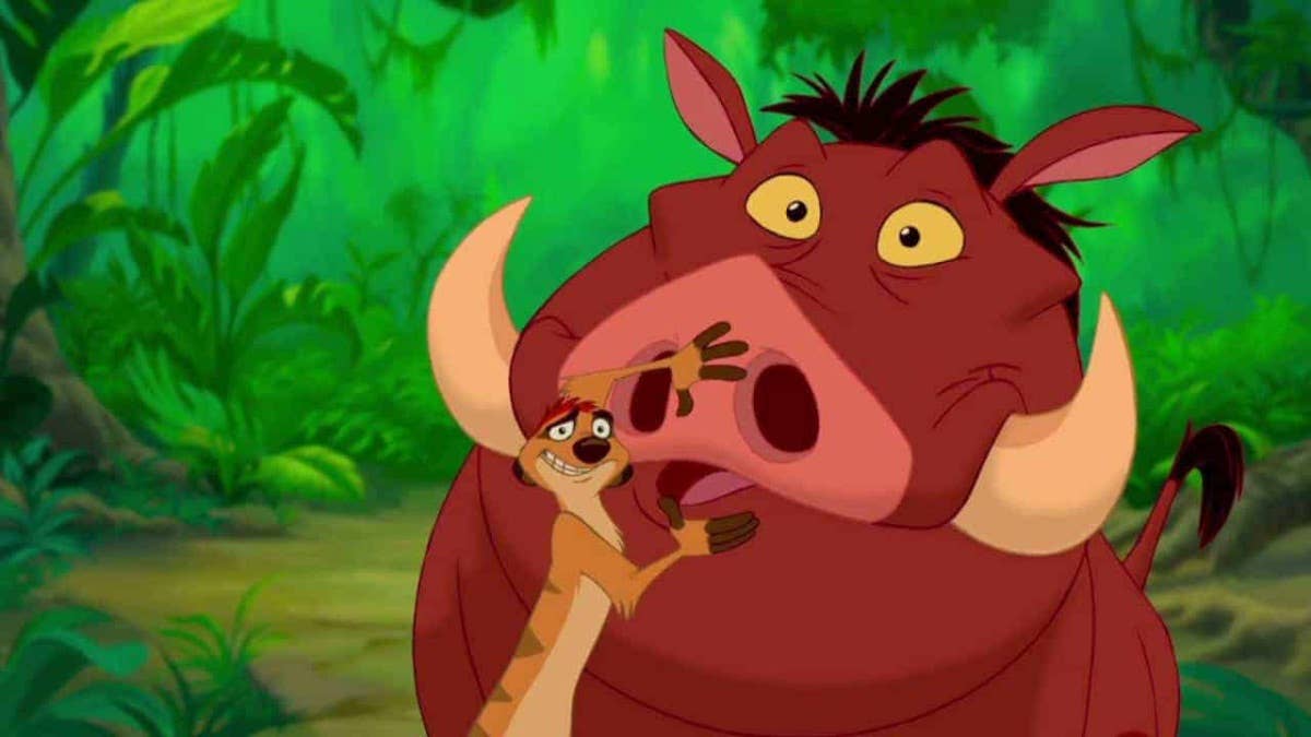 Pumbaa and Timon.