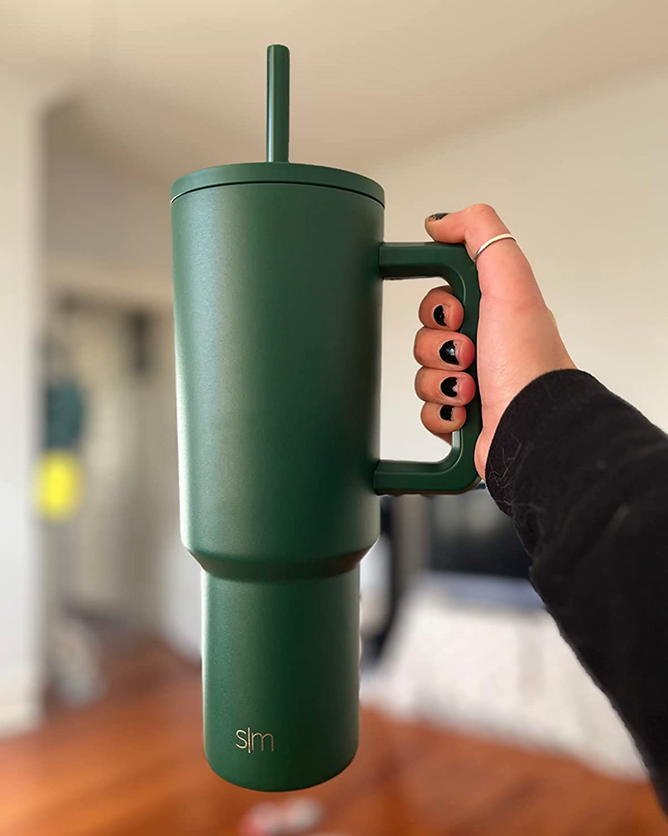 This  insulated cup is a cheaper alternative to the TikTok-famous  Stanley Tumbler