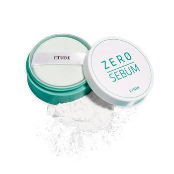 A container of Etude House's Zero Sebum Drying Powder