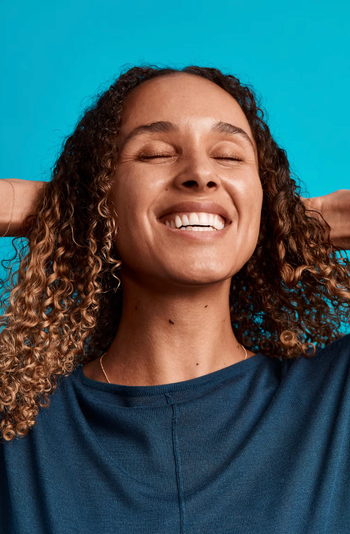 A model after using the serum