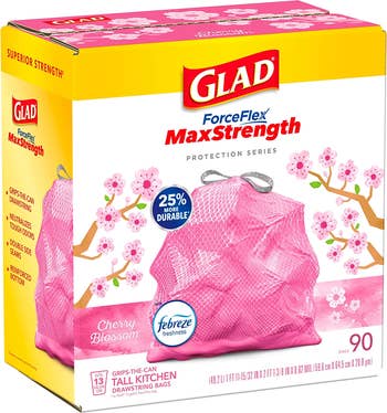 pink glad forceflex bags