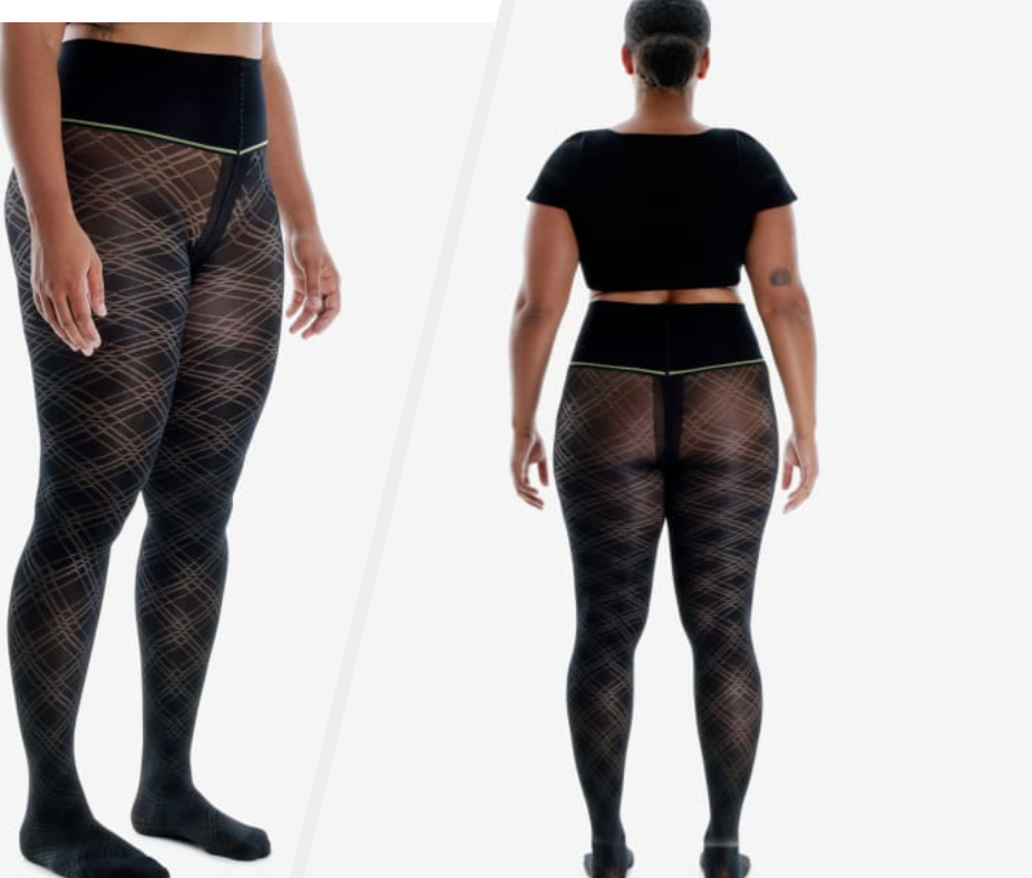 Argyle Semi-Sheer Rip-Resist Tights