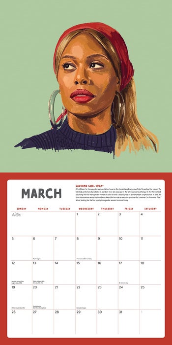 the march page with Laverne Cox