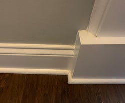 Same reviewer's baseboards now clean