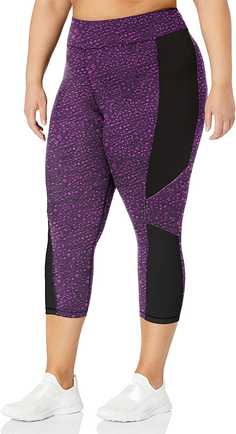 Buy Brand Flex Women's Big Size Capri Pant, Women Plus Size Yoga Gym Sport  Workout Capri, Capri Pants Loose Yoga Pants,Plain Capri (XL, 2) Multicolour  at
