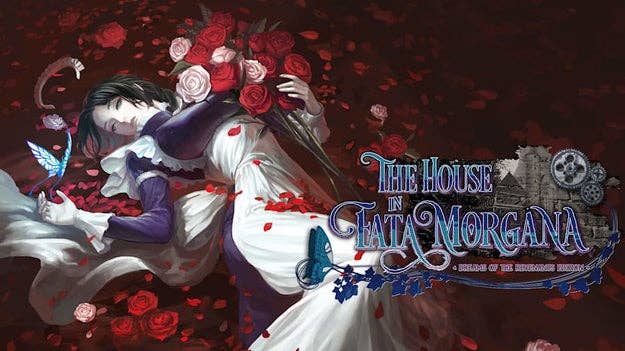 the game cover featuring a maid lying among roses