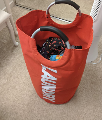 Reviewer image of red basket