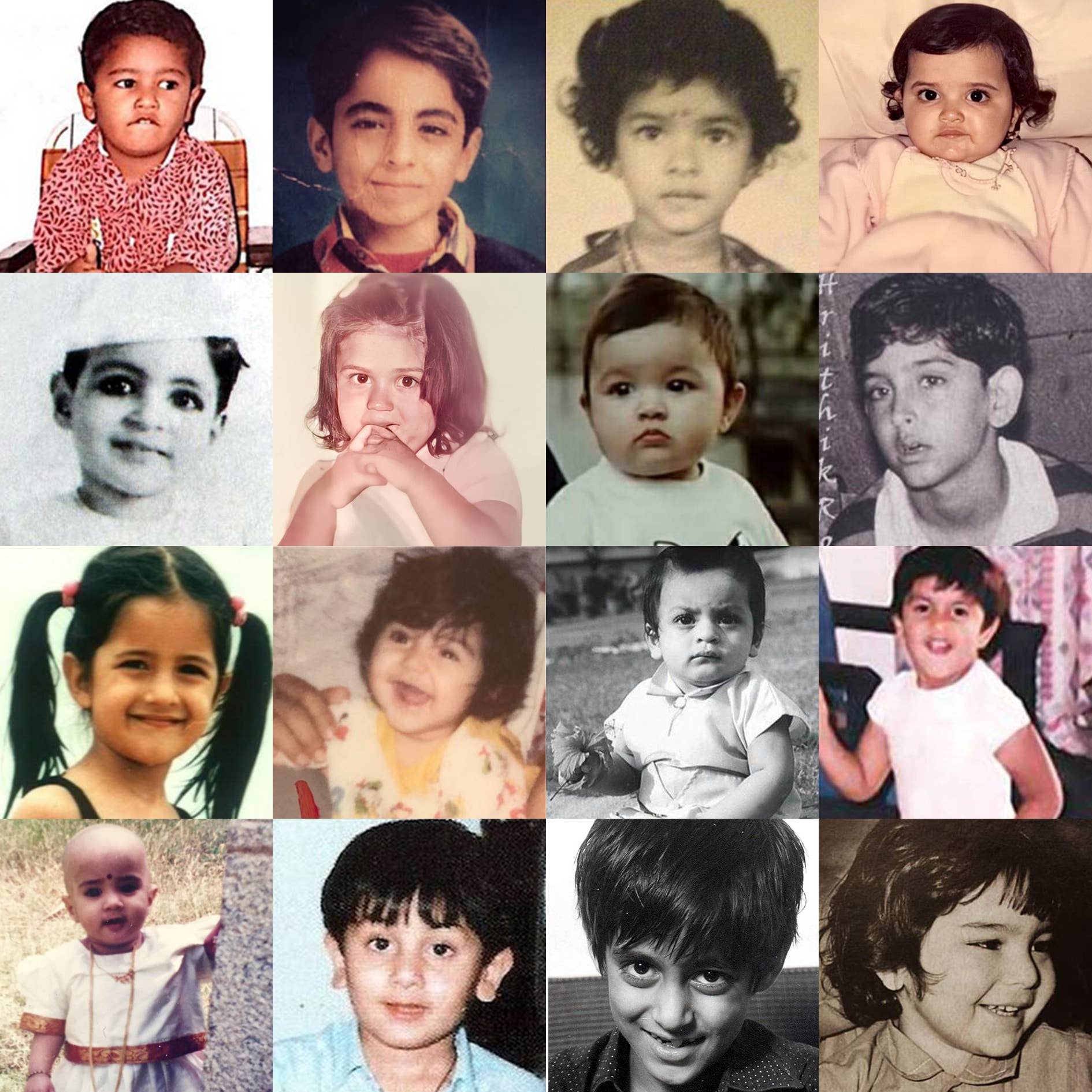 indian actors childhood