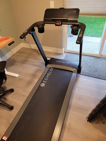 reviewer photo of the treadmill
