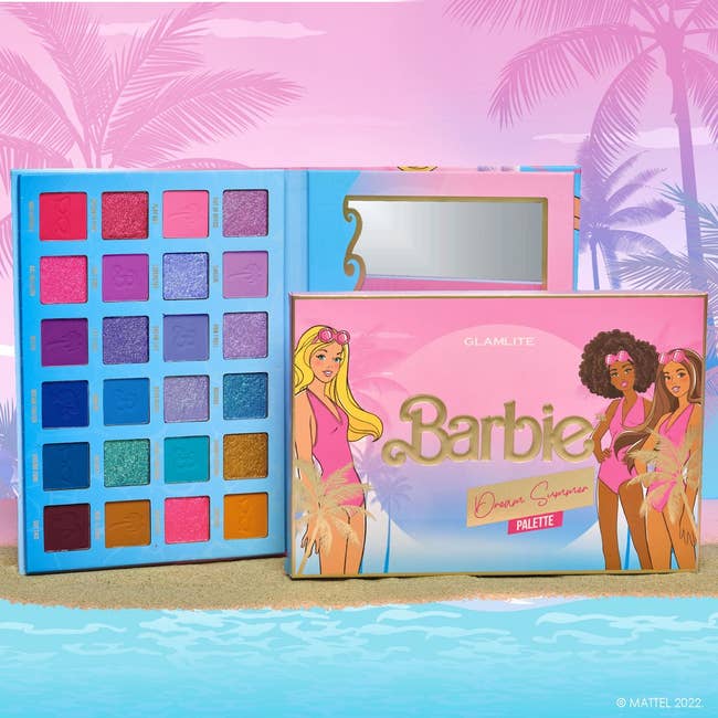 the barbie inspired makeup palette