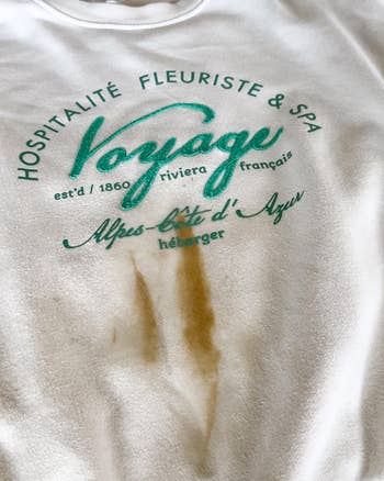 White garment  with 