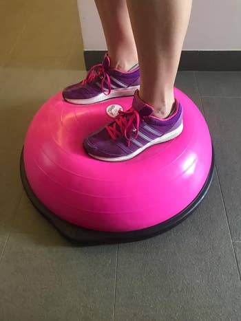Reviewer lasting  connected  their pinkish  Bosu equilibrium  trainer