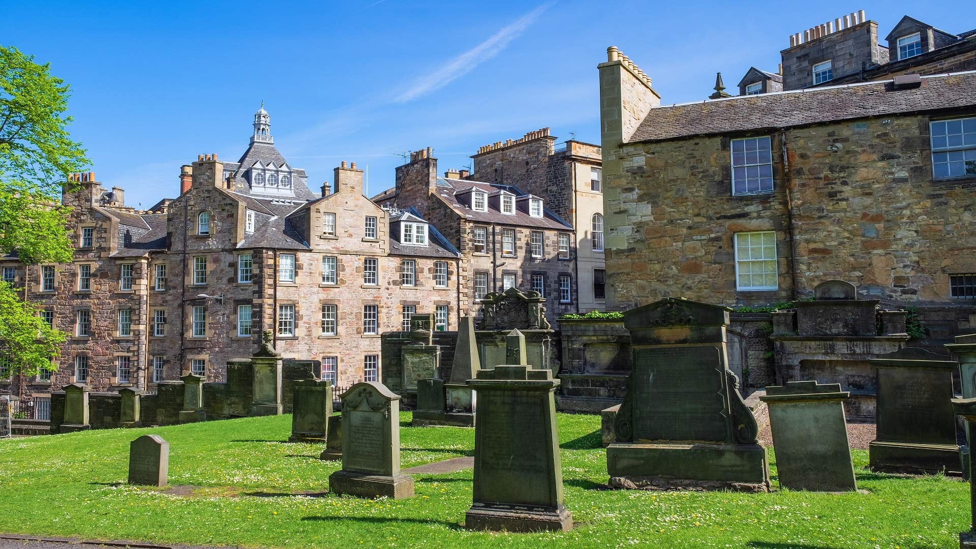 a cemetery in Edinburgh 