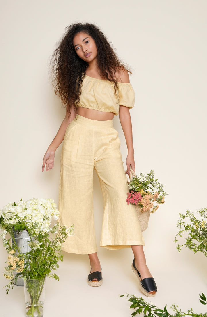 100% Organic Linen Pants[Picked from QUINCE] Relaxed and