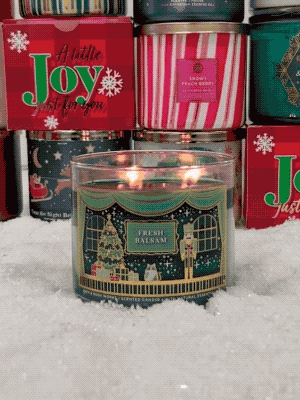 Fresh balsam candle