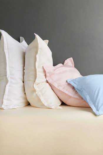 Assorted plush pillows
