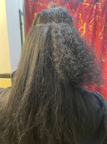 Hair translation  showing 1  fractional  creaseless  and straightened, the different   fractional  curly and textured, illustrating styling options