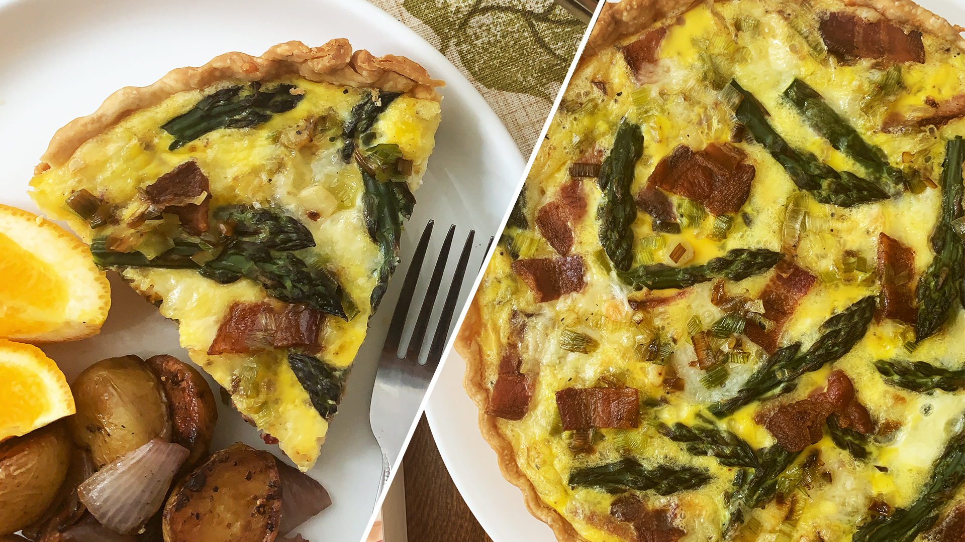 Cheddar And Asparagus Quiche As Made By Matthew Francis Recipe by Tasty