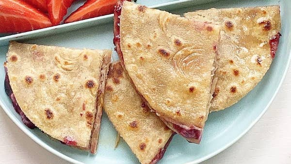 Chapati And Jam Sandwich