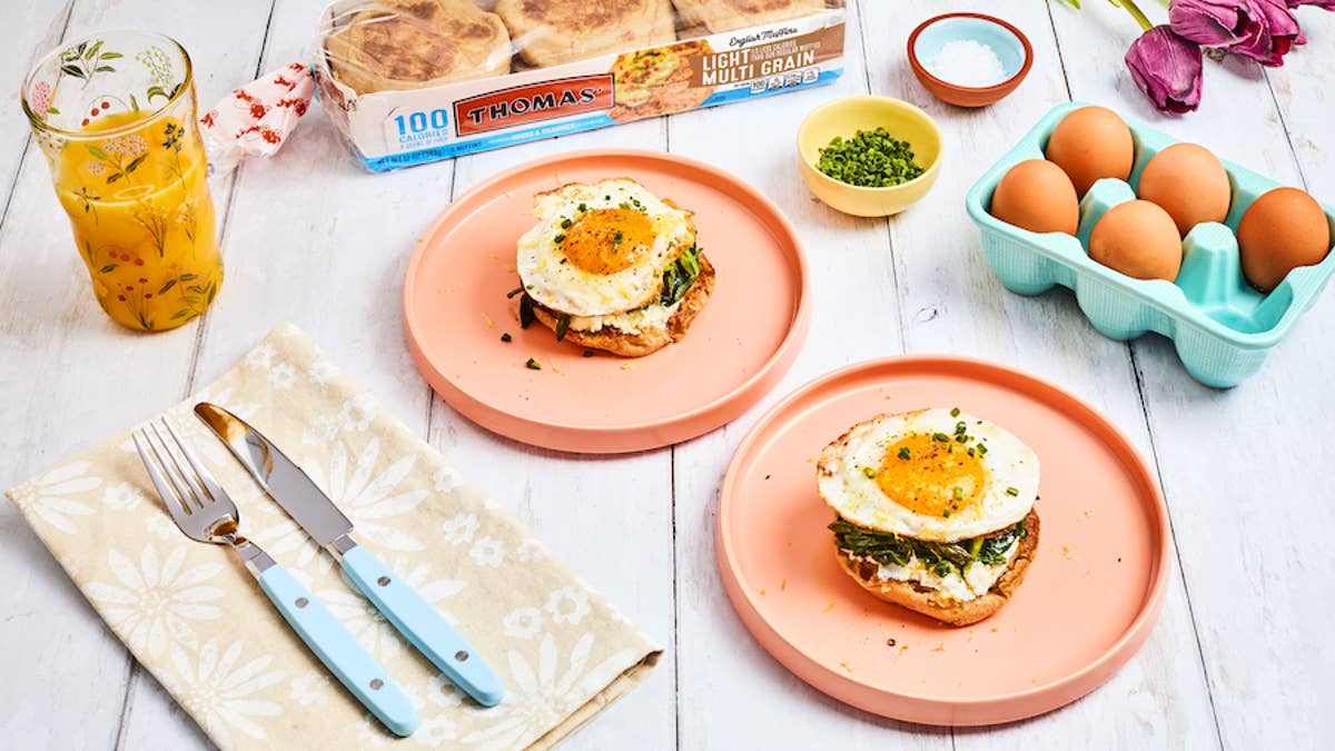 Spring Veggie Egg Sandwich