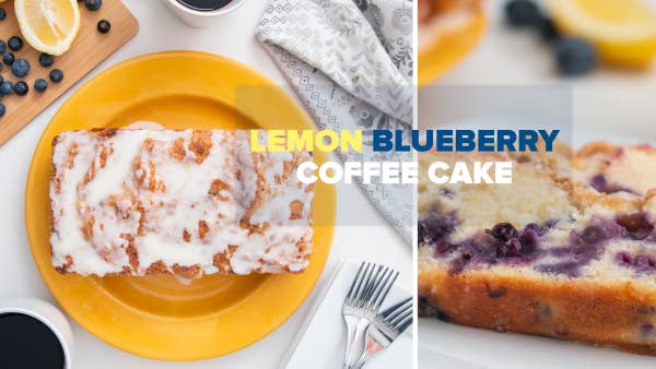 Lemon Blueberry Coffee Cake 