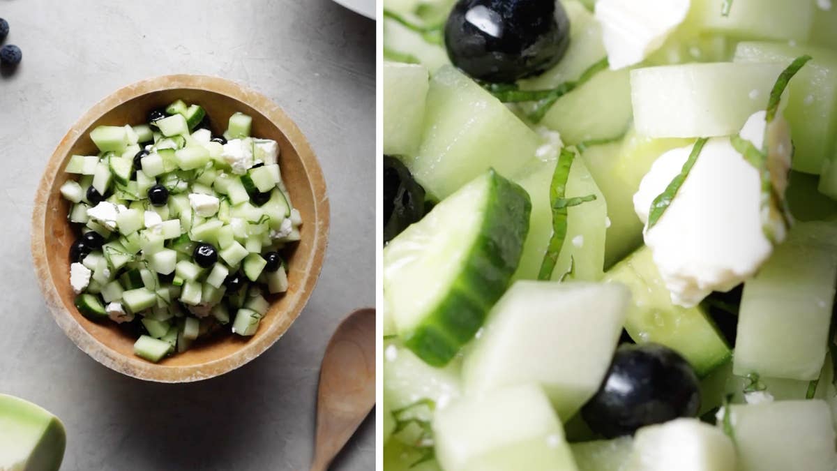Honeydew And Blueberry Salad