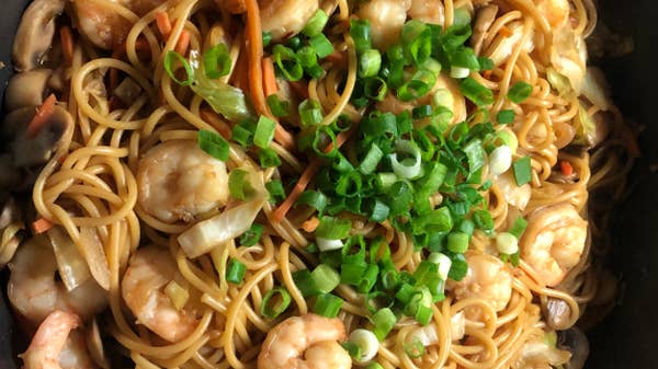 One-Pot Shrimp Lo Mein Recipe by Tasty