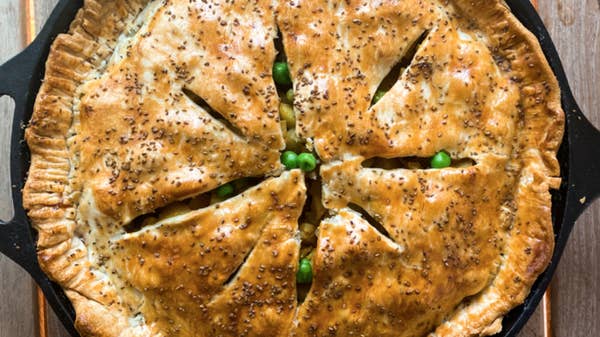 One-Skillet Samosa Pot Pie Recipe by Tasty