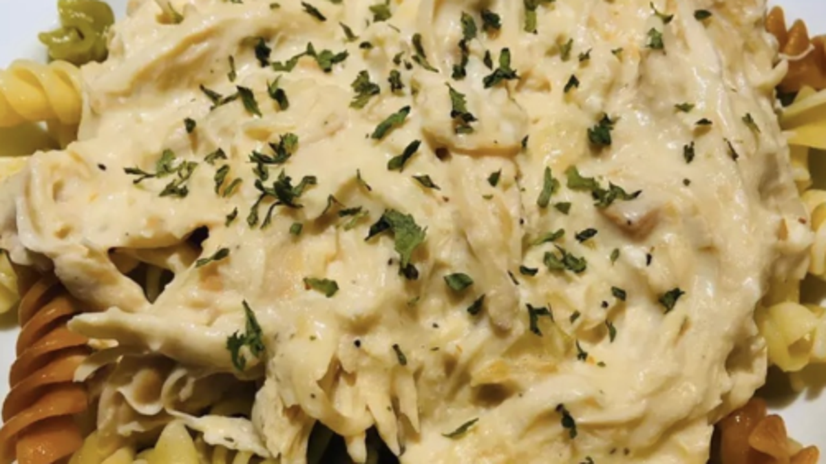 Crockpot Creamy Italian Chicken Recipe by Tasty Crockpot Creamy Italian Chicken Recipe by Tasty