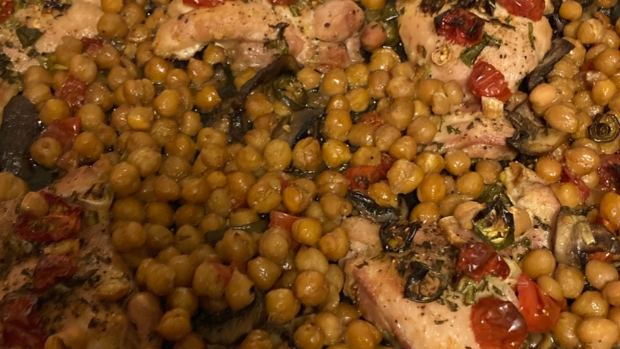 Chickpea Chicken Recipe by Tasty image