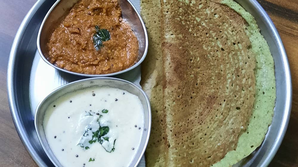 Quinoa Curry Leaves Dosa Recipe by Tasty