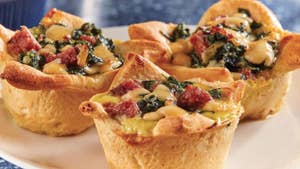 Mini Corned Beef Quiches Recipe by Tasty