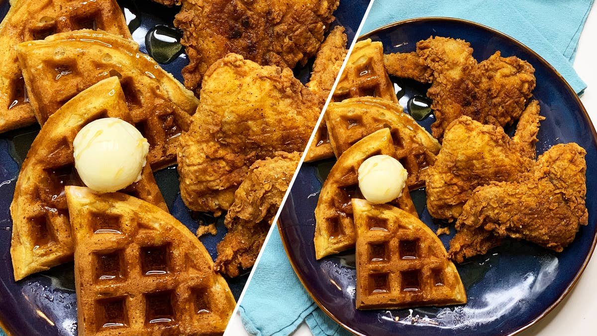 Fried Chicken And Waffles As Made By Breana Jackson
