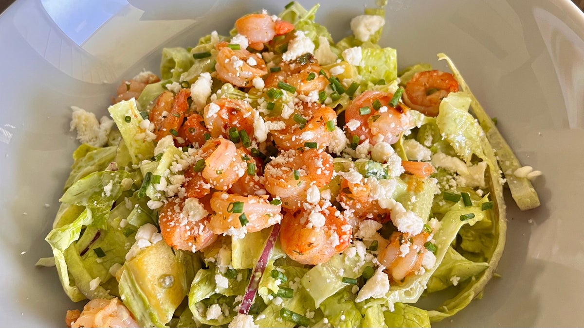 Shrimp Summer Salad With Creamy Cilantro Dressing Recipe by Tasty image