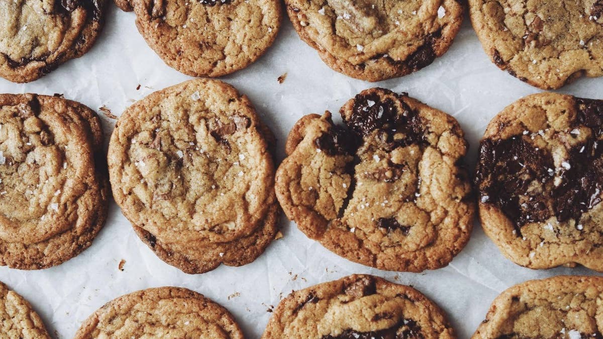 Chocolate chip store cookies tasty