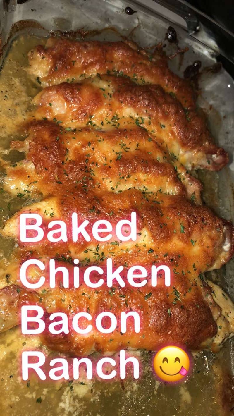 Bacon ranch chicken bake recipe