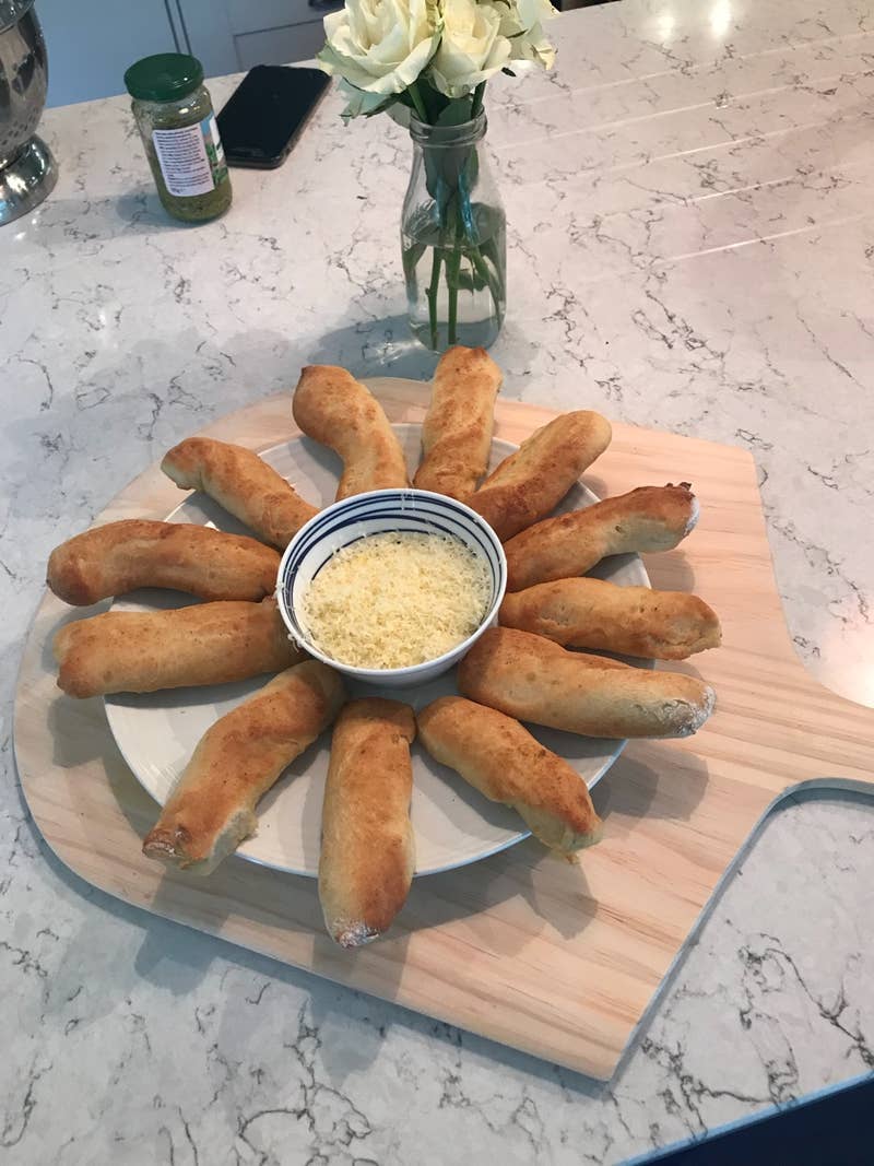 Copycat Garlic Butter Breadsticks Recipe By Tasty