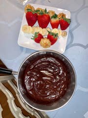 Slow Cooker Chocolate Fondue Recipe by Tasty