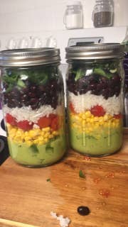 Southwestern Mason Jar Salad ⋆ Real Housemoms