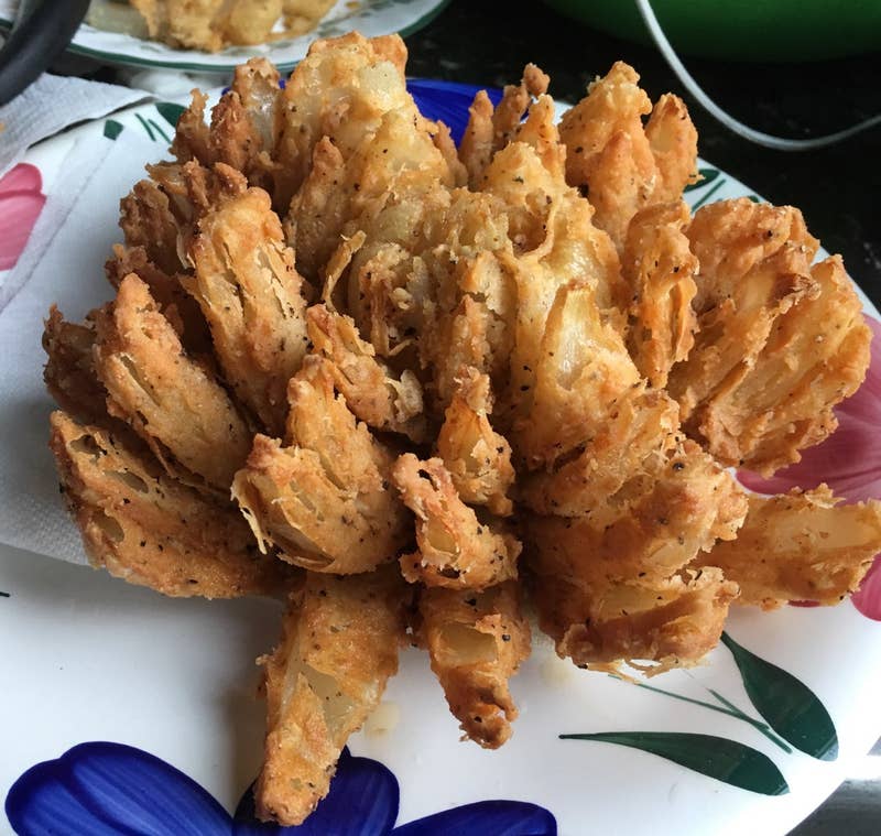 Deep Fried Blooming Onion Recipe By Tasty Deep Fried Blooming Onion Recipe By Tasty
